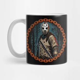 Circle Chain Serial Killer Halloween Mug